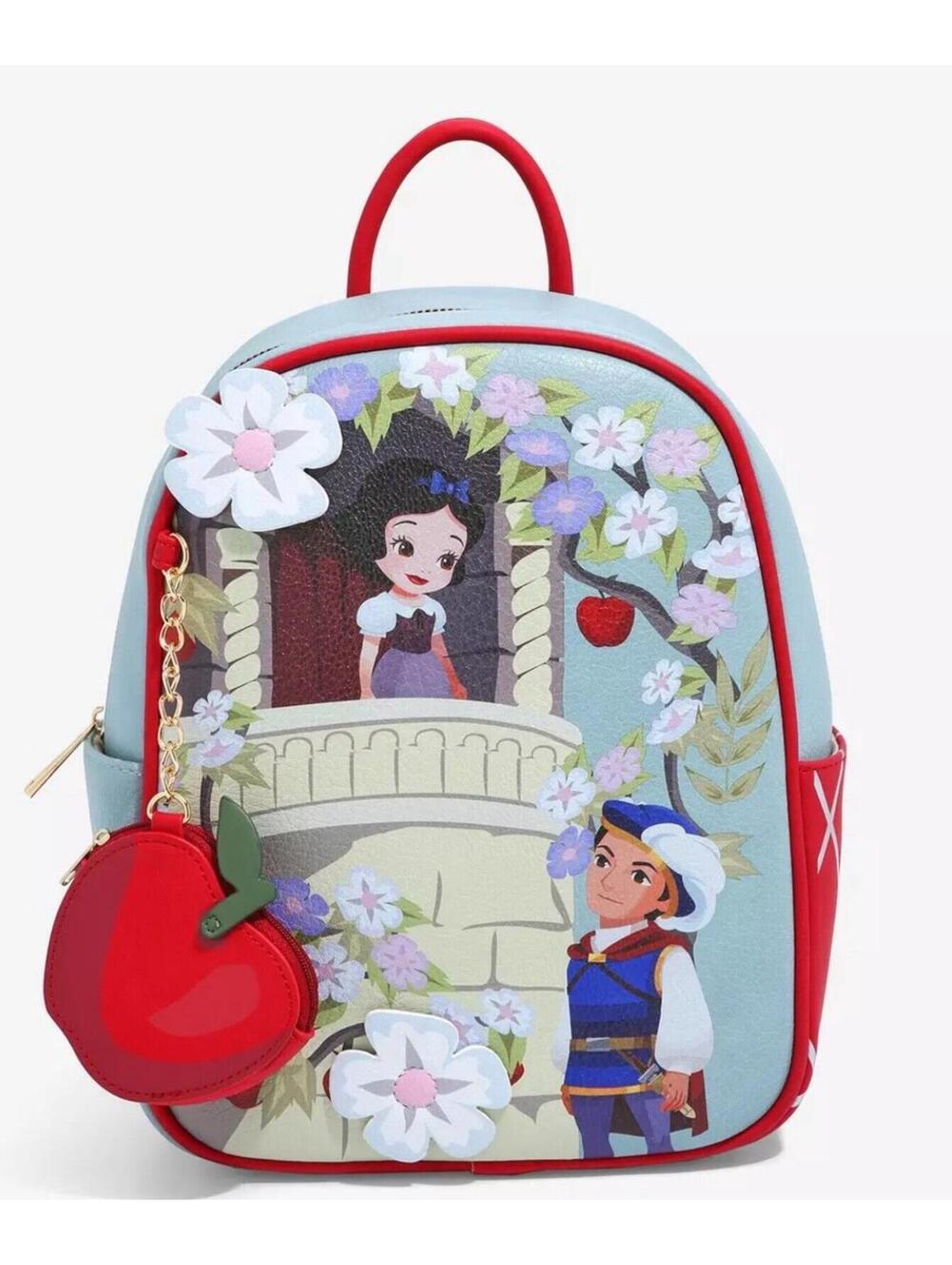 Disney Loungefly Snow White Mini Backpack Balcony BONUS coin purse
